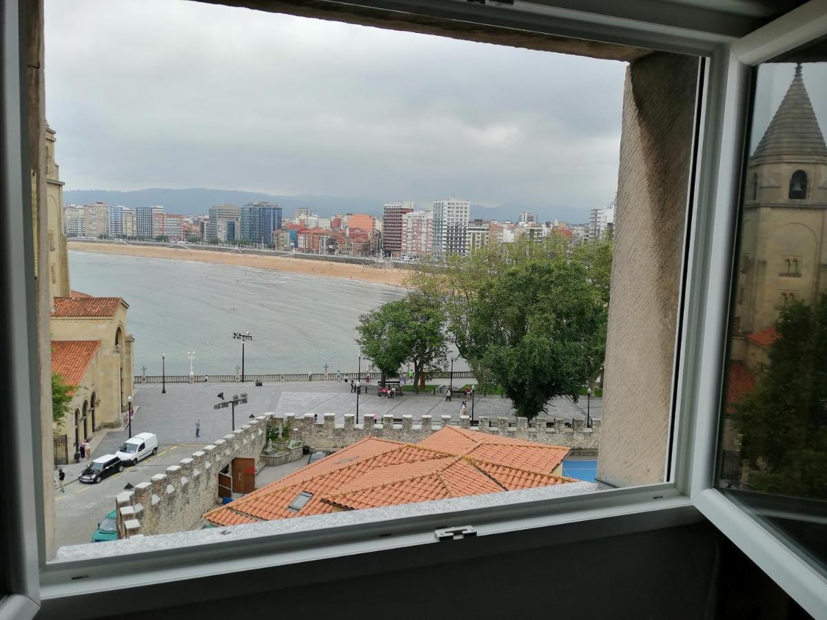 Atico En Cimadevilla Mirando Al Mar กิฮอน ภายนอก รูปภาพ